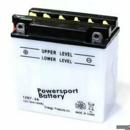 ILB GOLD Motorcycle Battery, Replacement For Yuasa, 12N7-4A Battery 12N7-4A BATTERY